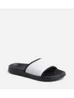 Pantofle KW0KW00514-091 stříbrná - Calvin Klein