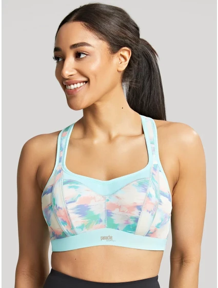 Sportovní podprsenka print model 19580572 tyrkys - Panache Sportovní podprsenka print model 19580572 tyrkys - Panache