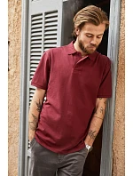 Pánské piqué polo z bio bavlny 02. turquoise model 22437883 - Daiber Pánské piqué polo z bio bavlny 02. turquoise model 22437883 - Daiber