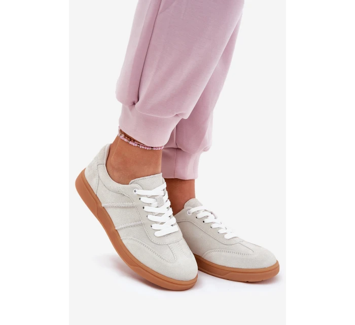 Semišové Nízké Tenisky Dámské Šedé Paliana Semišové Nízké Tenisky Dámské Šedé Paliana