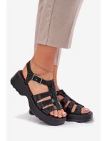 Dámské Sandály  Černé model 21695836 - Zaxy