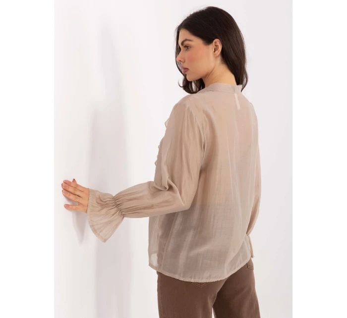 Koszula IT KS model 21789121 beżowy - FPrice Koszula IT KS model 21789121 beżowy - FPrice