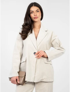 Marynarka IT MA model 21960604 jasny beżowy - FPrice