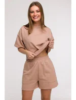 model 21047245 Šortky s kapsami mocca - BeWear model 21047245 Šortky s kapsami mocca - BeWear