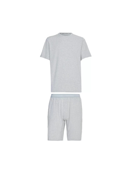 Spodní prádlo Pánské pyžamo S/S SHORT SET 000NM2428EP7A - Calvin Klein
