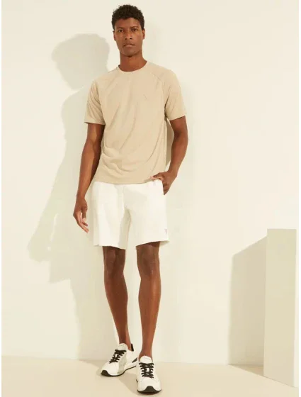 Pánské tričko U1YA14JR06M - SCFY krémová - Guess