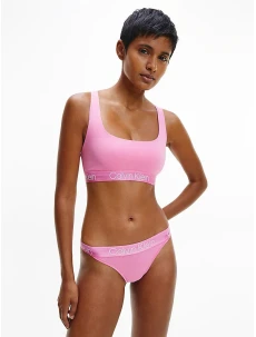 Sportovní braletka - QF6684E - TO3 - Hollywood růžová - Calvin Klein