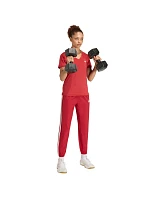 Dámské kalhoty Train Essentials 3Stripes Woven červené model 22160598 dámské - ADIDAS Dámské kalhoty Train Essentials 3Stripes Woven červené model 22160598 dámské - ADIDAS