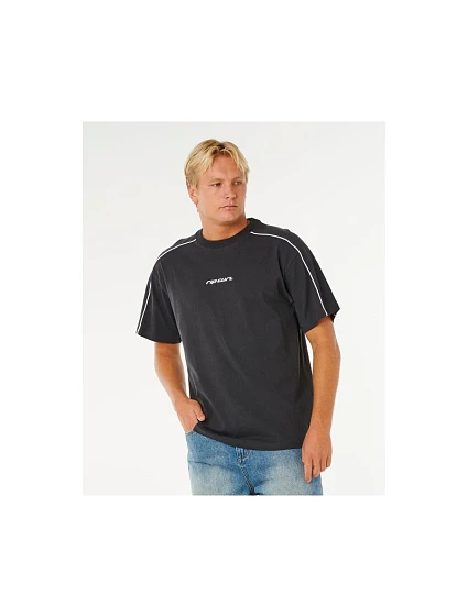 Pánské tričko RIP CURL Inner Visions Panel Tee, černé Pánské tričko RIP CURL Inner Visions Panel Tee, černé