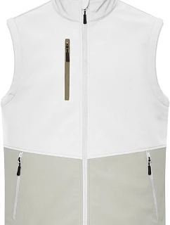 Daiber JN 1888 3-vrstvá softshellová vesta 02.1888 white/cement
