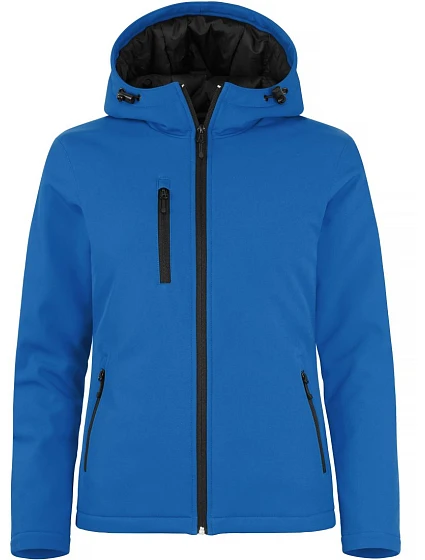 Clique Padded Hooded Softshell Women Dámská zateplená softshellová bunda s kapucí 67.0953 royal blue Clique Padded Hooded Softshell Women Dámská zateplená softshellová bunda s kapucí 67.0953 royal blue