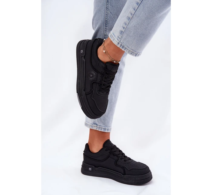 Nízké Dámské Tenisky Big Star model 21694475 HIPOLY SYSTEM Černé - Big Star Shoes Nízké Dámské Tenisky Big Star model 21694475 HIPOLY SYSTEM Černé - Big Star Shoes