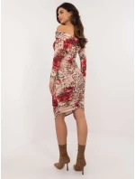 Šaty DHJ SK 18688 1.52 béžové Šaty DHJ SK 18688 1.52 béžové