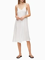 Plážové šaty KW0KW01071-YCD bílá - Calvin Klein