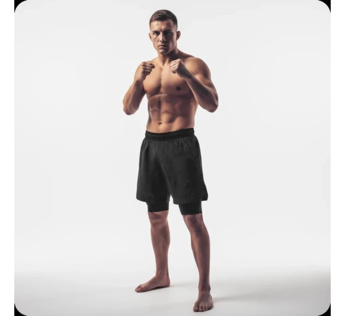 MMA šortky s legínami černé DBX Bushido MMA šortky s legínami černé DBX Bushido