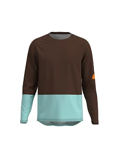 Cyklistické tričko POC M's Motion Air L/S Jersey, hnědé