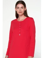 Vamp - Bavlněná noční košile s knoflíky 21935 - Vamp Vamp - Bavlněná noční košile s knoflíky 21935 - Vamp