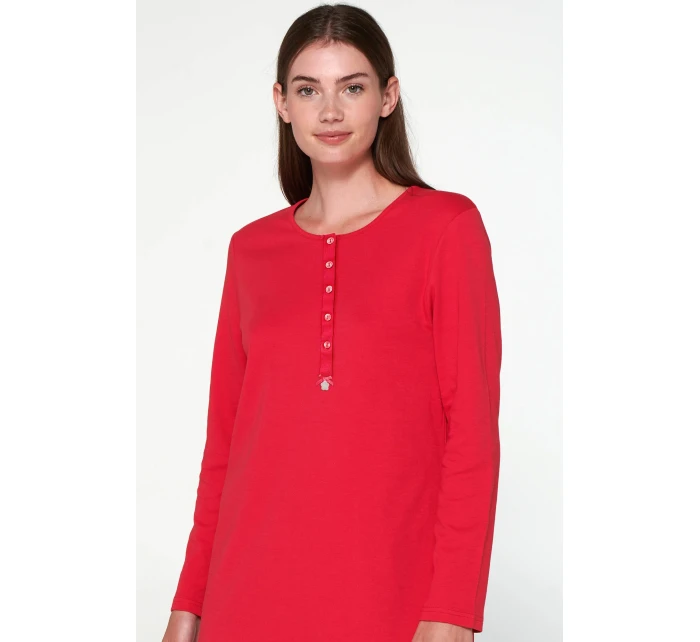 Vamp - Bavlněná noční košile s knoflíky 21935 - Vamp Vamp - Bavlněná noční košile s knoflíky 21935 - Vamp