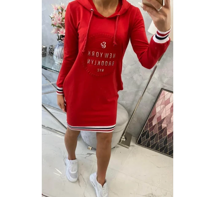 Červené šaty Brooklyn