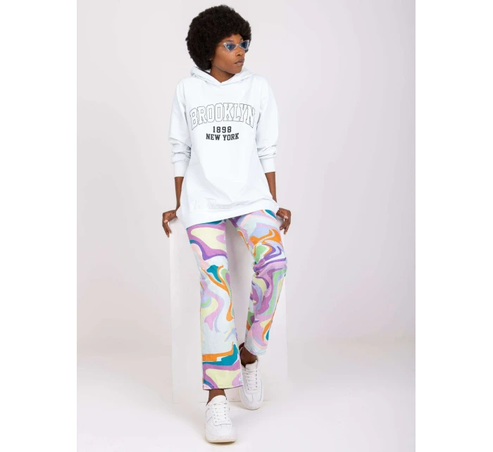 Dámská mikina-DHJ-BL-15658.35-bílá