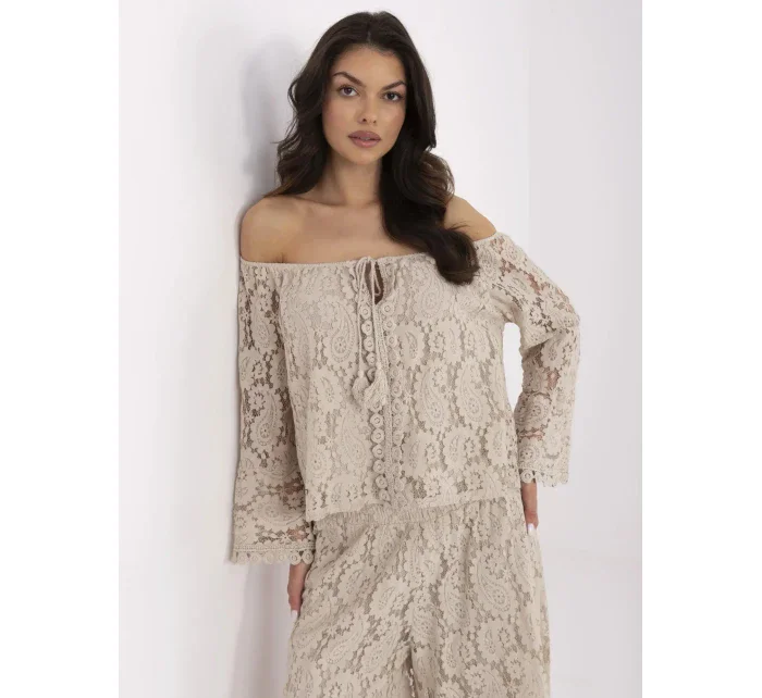 Bluzka MI BZ model 21057833 beżowy - FPrice