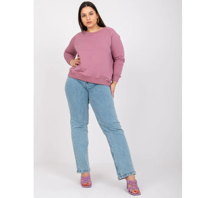 Mikina RV BL 6326.02X tmavě růžová