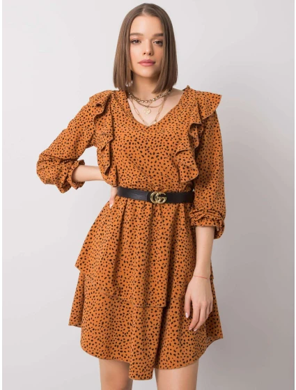 Šaty WN SK model 15003073 světle hnědá - FPrice