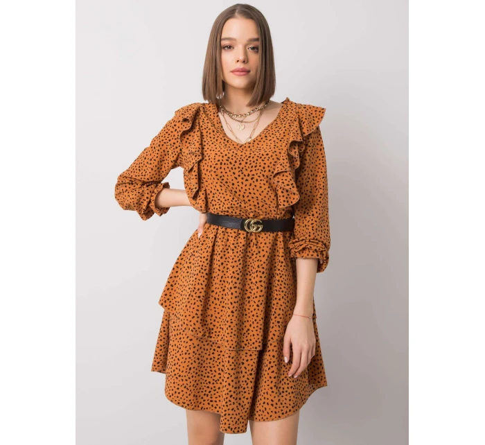 Šaty WN SK R824.68 světle hnědá