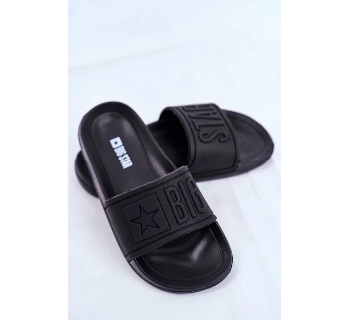 Dětské módní pantofle Big Star - černé Dětské módní pantofle Big Star - černé