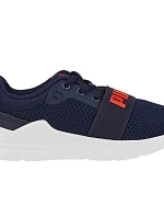 Dětské boty Wired Run PS Jr 374216 21 modro-bílé - Puma