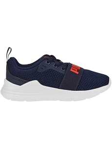 Dětské boty Wired Run PS Jr 374216 21 modro-bílé - Puma