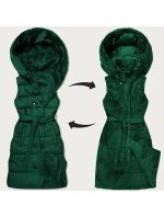 Tmavě zelená hrubší oboustranná vesta model 21310520 - MINORITY