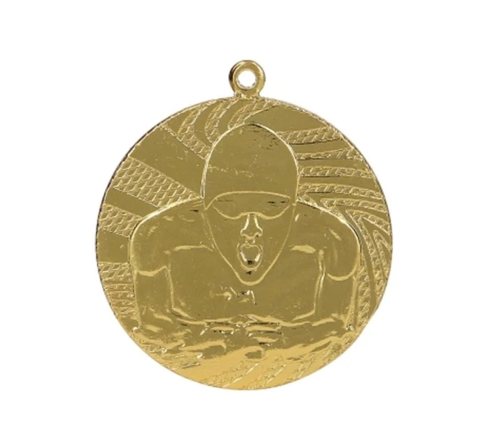 Zlatá medaile - plavání - ocelová medaile