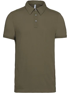K Pánské žerzejové polo 20.K light khaki model 22507186 - Kariban