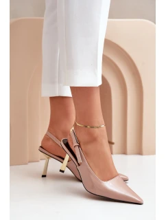 Lakované Lodičky S  Béžové model 21679357 - Boto