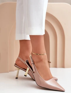 Lakované Lodičky S  Béžové model 21679357 - Boto