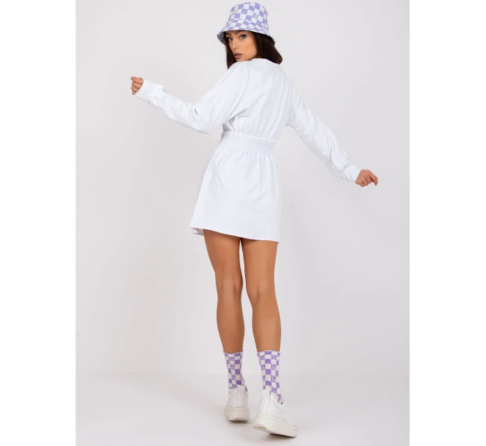 Sukienka DHJ SK model 20961807 biały - FPrice Sukienka DHJ SK model 20961807 biały - FPrice