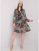 Sukienka DHJ SK  morski model 20961765 - FPrice