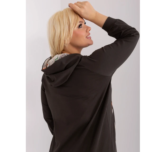 Mikina RV BL 8221.96 tmavá khaki