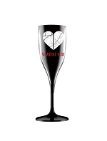 Personalizovaná nerozbitná prosecco sklenice - Dvě místa, jedno srdce