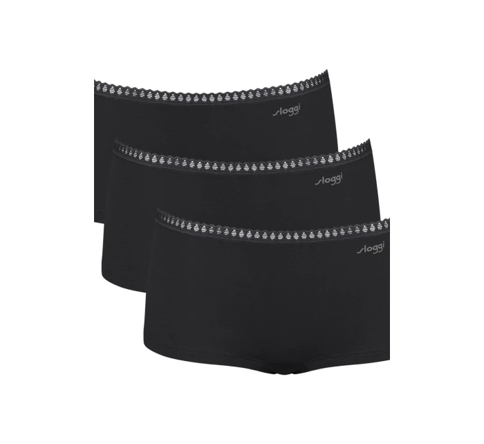 SLOGGI GO CRUSH SHORT 3PACK BLACK