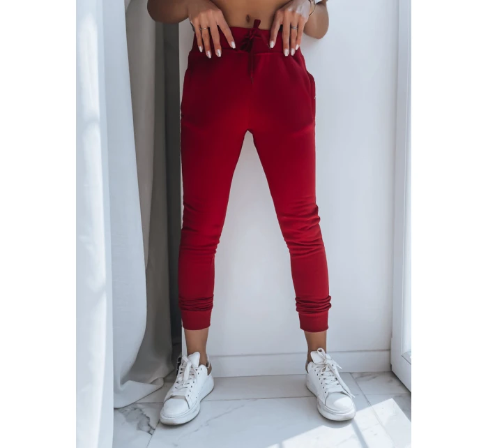 Dámské tepláky FITS bordó model 21967676 - Dstreet Dámské tepláky FITS bordó model 21967676 - Dstreet