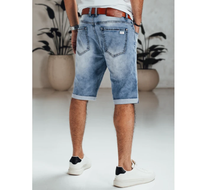 Pánské modré džínové šortky s páskem Dstreet model 21989939 - FashionStreet