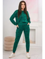 Sada s nápisy zelené barvy