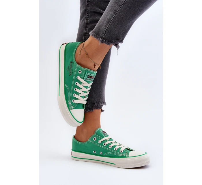 Dámské tenisky Big Star model 21649577 Zelené - Big Star Shoes Dámské tenisky Big Star model 21649577 Zelené - Big Star Shoes