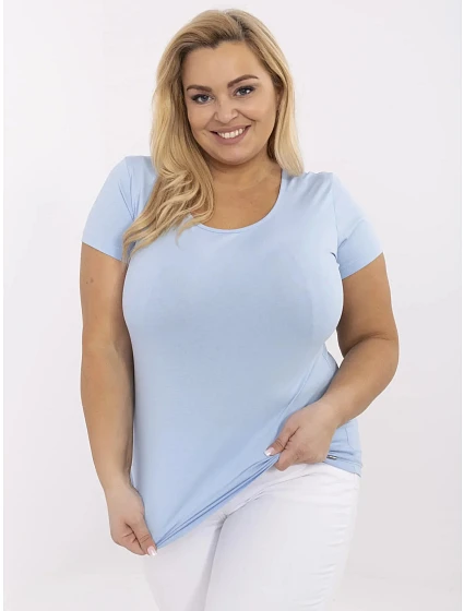 T shirt RV TS model 21072711 jasny niebieski - FPrice