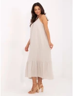 Sukienka TW SK BI 12 model 21204764 jasny beżowy - FPrice