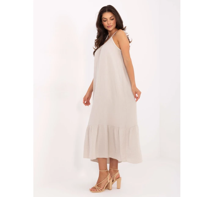 Sukienka TW SK BI 12 model 21204764 jasny beżowy - FPrice