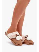 Dámské Pantofle S Kožešinou Camel Nartani Dámské Pantofle S Kožešinou Camel Nartani