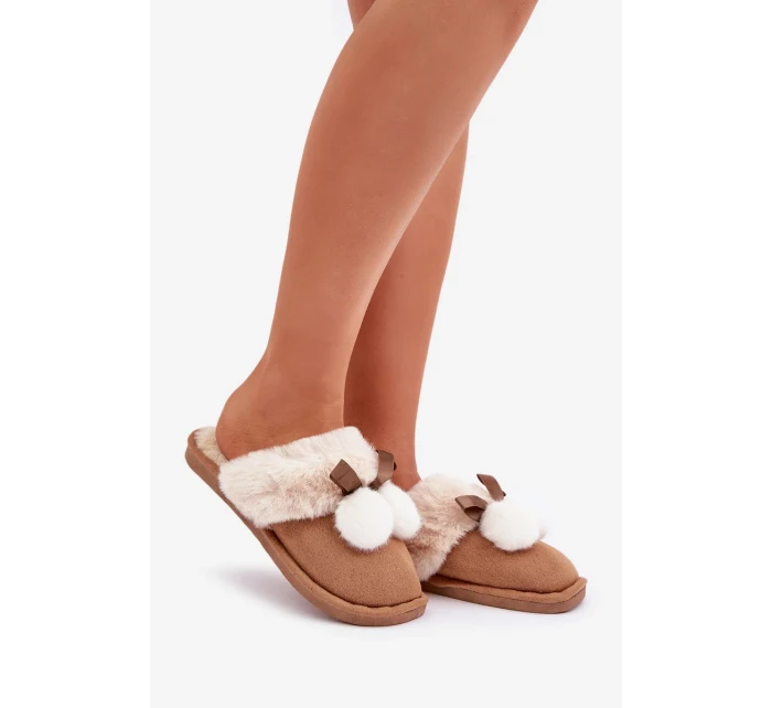 Dámské Pantofle S Kožešinou Camel Nartani Dámské Pantofle S Kožešinou Camel Nartani